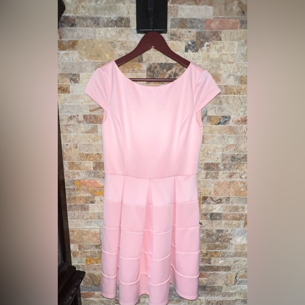 Bubble gum pink dress!